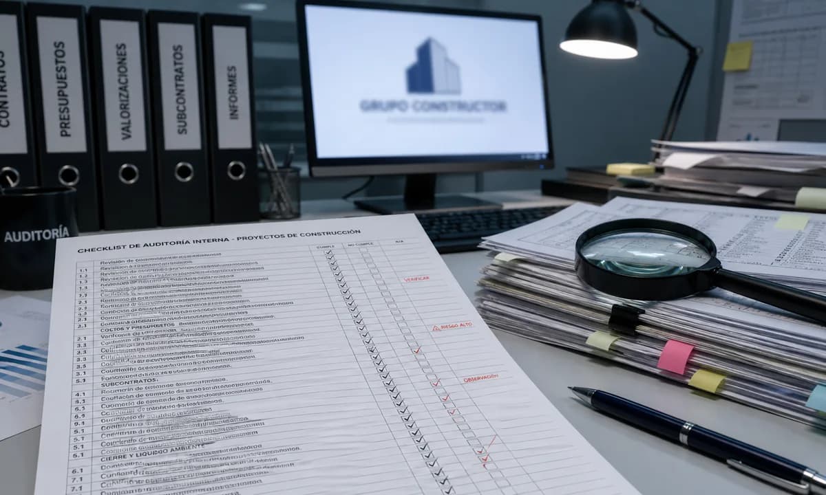 Auditoría de cuentas a pagar en constructoras: checklist completo (2026)