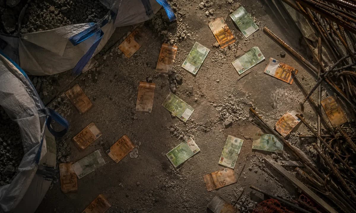 El dinero que deja sobre la mesa una constructora sin control de materiales