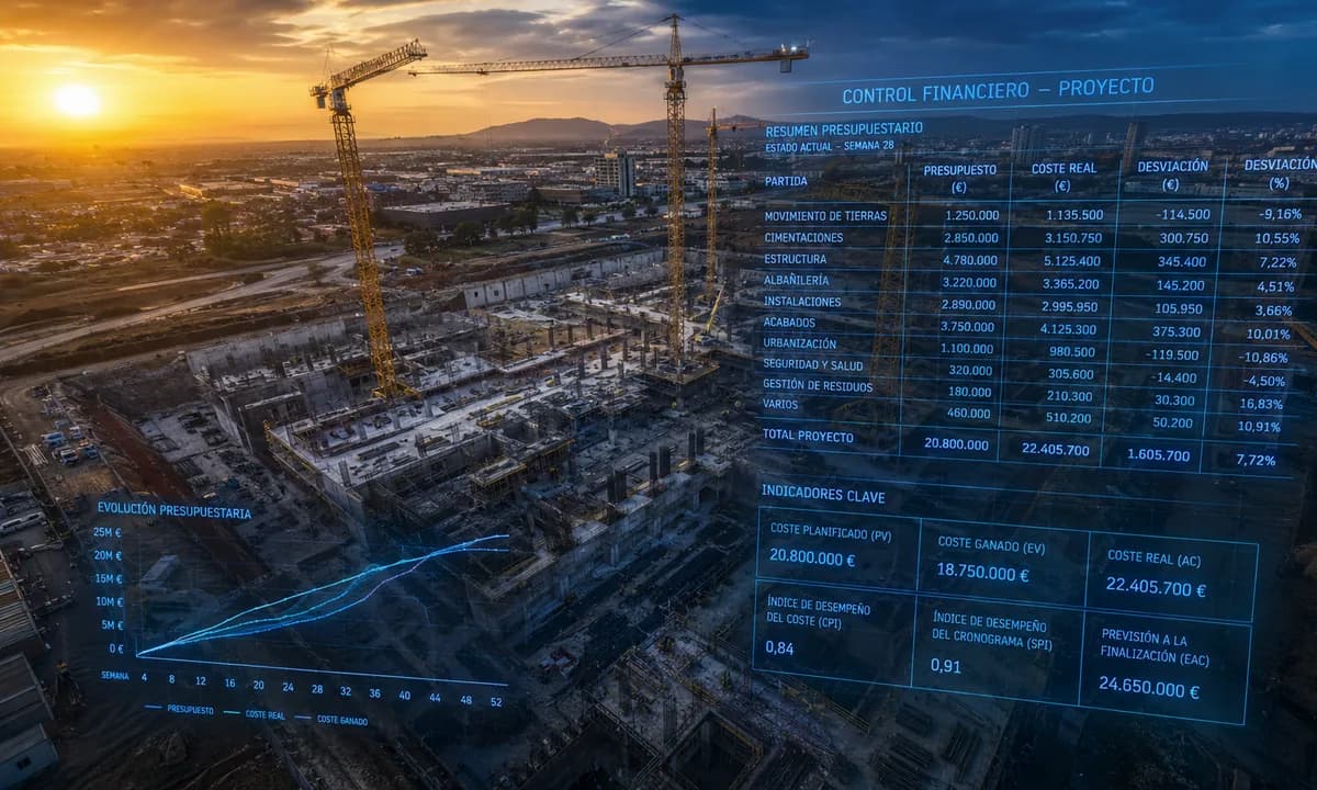 Control de costes en obra: guía completa para constructoras (2026)
