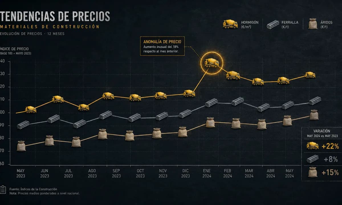 Histórico de precios de proveedores en construcción: cómo construirlo y usarlo